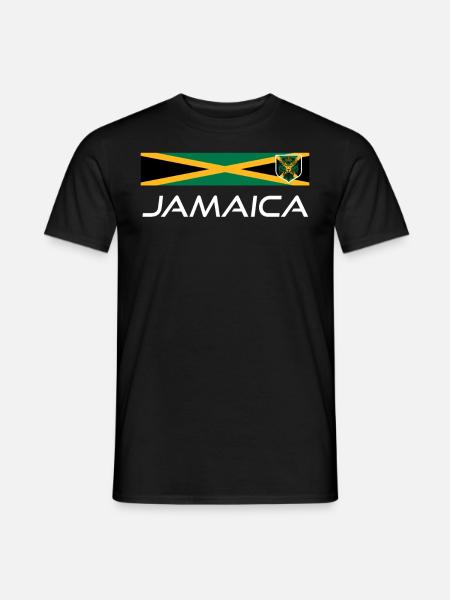 Jamaïque Jamaïque Rasta Raggea Drapeau Rastafari - T-shirt homme - noir