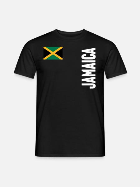 Jamaïque Jamaïque Rasta Raggea Drapeau Rastafari - T-shirt homme - noir