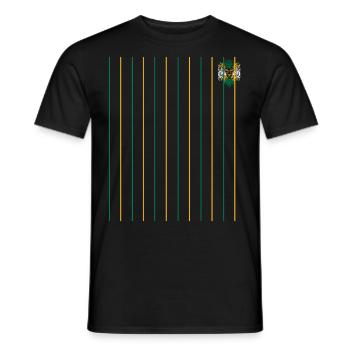 Jamaica Jamaika Rasta Raggea Rastafari Flagge - Männer T-Shirt - Schwarz - Vorne - AI Model Male 178 light (178cm)