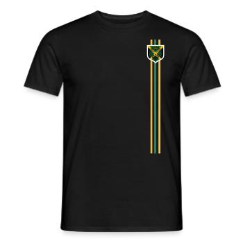 Jamaica Jamaika Rasta Raggea Rastafari Flagge - Männer T-Shirt - Schwarz - Vorne - AI Model Male 178 light (178cm)