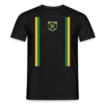 Jamaica Jamaika Rasta Raggea Rastafari Flagge - Männer T-Shirt - Schwarz - Vorne - AI Model Male 178 light (178cm)