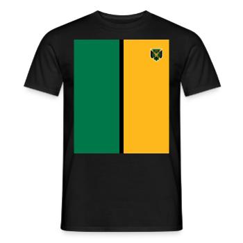 Jamaica Jamaika Rasta Raggea Rastafari Flagge - Männer T-Shirt - Schwarz - Vorne - AI Model Male 178 light (178cm)