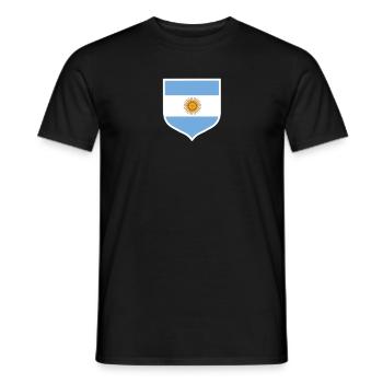 Argentinien Geschenk Argentina Argentine Flagge - Männer T-Shirt - Schwarz - Vorne - AI Model Male 178 light (178cm)