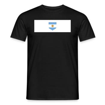 Argentinien Geschenk Argentina Argentine Flagge - Männer T-Shirt - Schwarz - Vorne - AI Model Male 178 light (178cm)