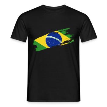 Brésil Brésil Maillot brésilien Rio de Janeiro - T-shirt homme - noir - Devant - AI Model Male 178 light (178cm)