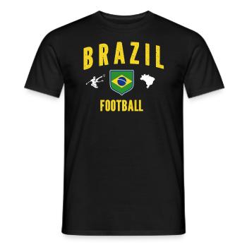 Brasilien Brazil shirt Brasilianer Rio de Janeirao - Männer T-Shirt - Schwarz - Vorne - AI Model Male 178 light (178cm)