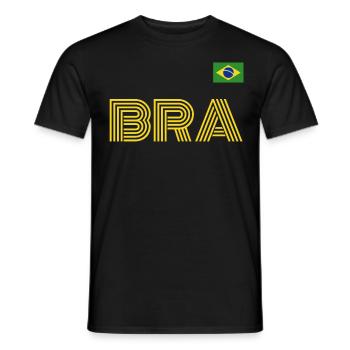 Brésil Brésil Maillot brésilien Rio de Janeiro - T-shirt homme - noir - Devant - AI Model Male 178 light (178cm)
