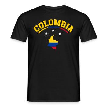 Kolumbien Colombia Medellin Urlaub Bogota Cali - Männer T-Shirt - Schwarz - Vorne - AI Model Male 178 light (178cm)