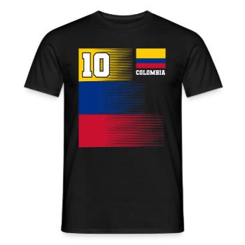 Colombie Colombie Medellín Vacances Bogota Cali - T-shirt homme - noir - Devant - AI Model Male 178 light (178cm)