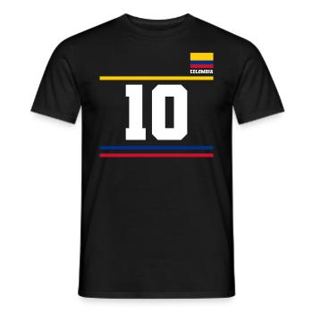 Colombie Colombie Medellín Vacances Bogota Cali - T-shirt homme - noir - Devant - AI Model Male 178 light (178cm)