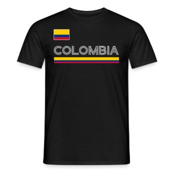 Kolumbien Colombia Medellin Urlaub Bogota Cali - Männer T-Shirt - Schwarz - Vorne - AI Model Male 178 light (178cm)