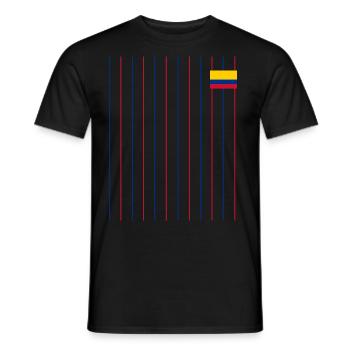 Colombia Colombia Medellin Holidays Bogota Cali - Men's T-Shirt - black - Front - AI Model Male 178 light (178cm)