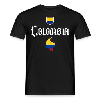 Kolumbien Colombia Medellin Urlaub Bogota Cali - Männer T-Shirt - Schwarz - Vorne - AI Model Male 178 light (178cm)