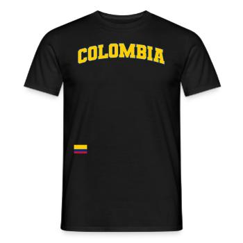 Kolumbien Colombia Medellin Urlaub Bogota Cali - Männer T-Shirt - Schwarz - Vorne - AI Model Male 178 light (178cm)