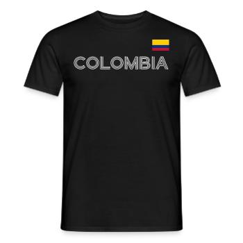 Kolumbien Colombia Medellin Urlaub Bogota Cali - Männer T-Shirt - Schwarz - Vorne - AI Model Male 178 light (178cm)