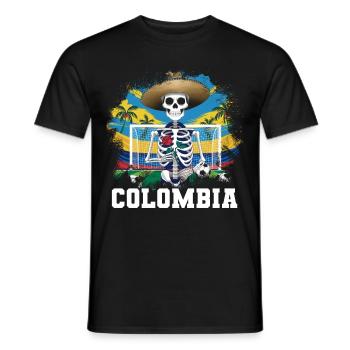 Colombie Colombie Medellín Vacances Bogota Cali - T-shirt homme - noir - Devant - AI Model Male 178 light (178cm)