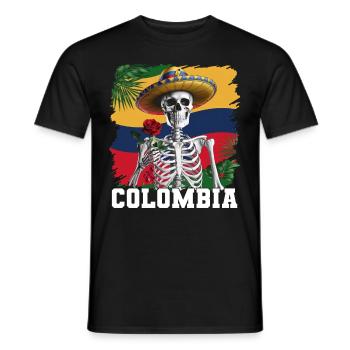 Colombie Colombie Medellín Vacances Bogota Cali - T-shirt homme - noir - Devant - AI Model Male 178 light (178cm)