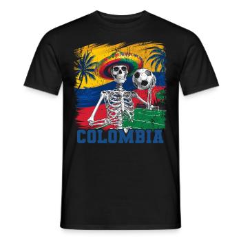 Colombie Colombie Medellín Vacances Bogota Cali - T-shirt homme - noir - Devant - AI Model Male 178 light (178cm)
