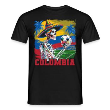 Colombie Colombie Medellín Vacances Bogota Cali - T-shirt homme - noir - Devant - AI Model Male 178 light (178cm)