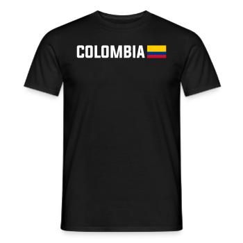 Colombie Colombie Medellín Vacances Bogota Cali - T-shirt homme - noir - Devant - AI Model Male 178 light (178cm)