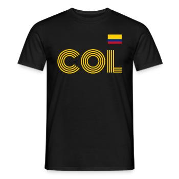 Kolumbien Colombia Medellin Urlaub Bogota Cali - Männer T-Shirt - Schwarz - Vorne - AI Model Male 178 light (178cm)