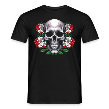 Mexico Mexico Mexican Gift Flag Football - Men's T-Shirt - black - Front - AI Model Male 178 light (178cm)
