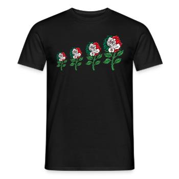 Mexiko Mexico Mexikaner Geschenk Flagge Fußball - Männer T-Shirt - Schwarz - Vorne - AI Model Male 178 light (178cm)