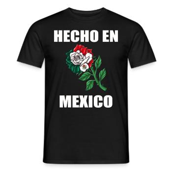 Mexiko Mexico Mexikaner Geschenk Flagge Fußball - Männer T-Shirt - Schwarz - Vorne - AI Model Male 178 light (178cm)