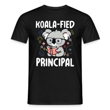 Koala-fied Principal - Männer T-Shirt - Schwarz - Vorne - AI Model Male 178 light (178cm)
