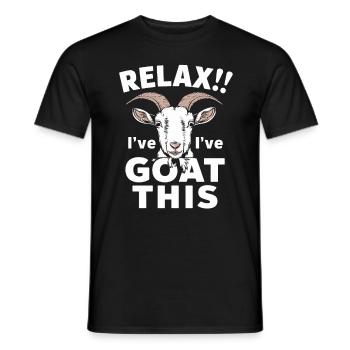 I Goat It - Männer T-Shirt - Schwarz - Vorne - AI Model Male 178 light (178cm)