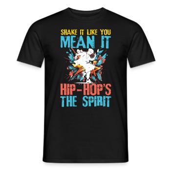 Shake It Like You Mean It L’ du hip-hop - T-shirt homme - noir - Devant - AI Model Male 178 light (178cm)