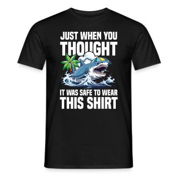 Just When You Thought It Was Safe - Männer T-Shirt - Schwarz - Vorne - AI Model Male 178 light (178cm)