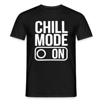Mode détente sur la mode détente pour toutes les occasions - T-shirt homme - noir - Devant - AI Model Male 178 light (178cm)