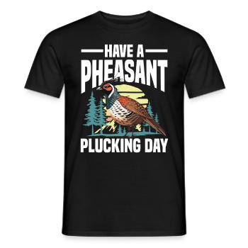 Truthahnjagd Abenteuer: Ich Will Nur Putenjagd - Männer T-Shirt - Schwarz - Vorne - AI Model Male 178 light (178cm)