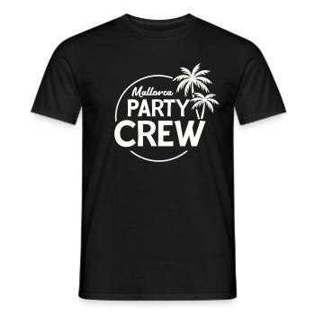Mallorca Party Crew Sommer, Sonne & Partyfeeling - Männer T-Shirt - Schwarz - Vorne - AI Model Male 178 light (178cm)