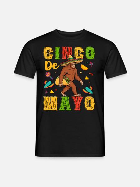 Cino De Mayo - Men's T-Shirt - black