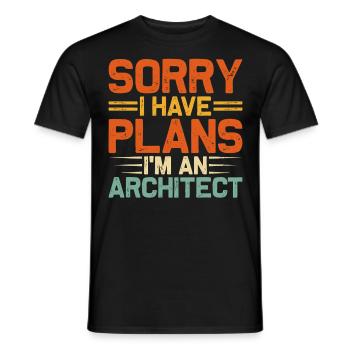 Architect - Men's T-Shirt - black - Front - AI Model Male 178 light (178cm)