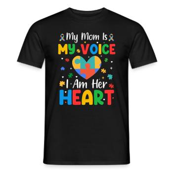 Autisme Autiste - T-shirt homme - noir - Devant - AI Model Male 178 light (178cm)