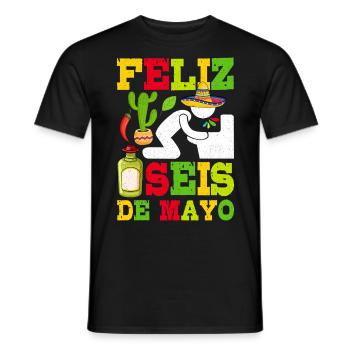 Cinco De Mayo - Männer T-Shirt - Schwarz - Vorne - AI Model Male 178 light (178cm)