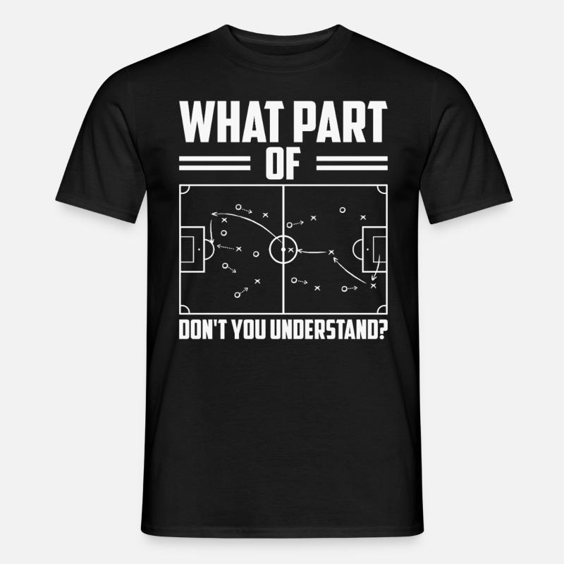 Fußball - Männer T-Shirt - Schwarz