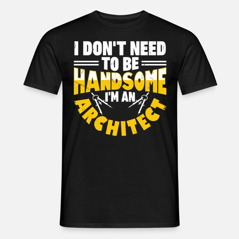 Architekt - Männer T-Shirt - Schwarz