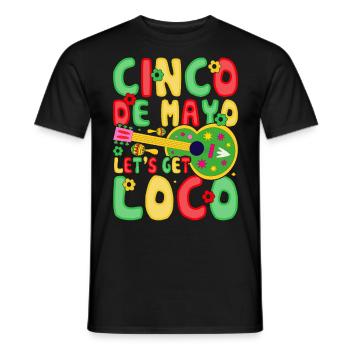 Cinco De Mayo - Männer T-Shirt - Schwarz - Vorne - AI Model Male 178 light (178cm)