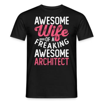 Architekt - Männer T-Shirt - Schwarz - Vorne - AI Model Male 178 light (178cm)