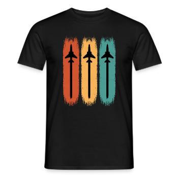 Fighter - Men's T-Shirt - black - Front - AI Model Male 178 light (178cm)