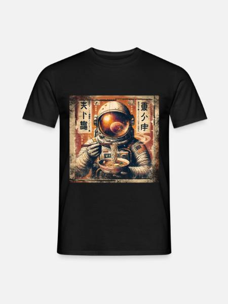Astronaut Ramen - Men's T-Shirt - black
