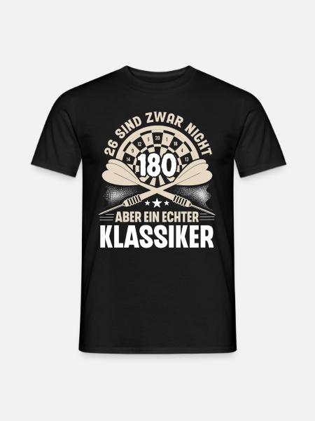 Dart Darten Darts - Männer T-Shirt - Schwarz