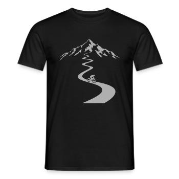 VTT Vélo Cyclisme - T-shirt homme - noir - Devant - AI Model Male 178 light (178cm)