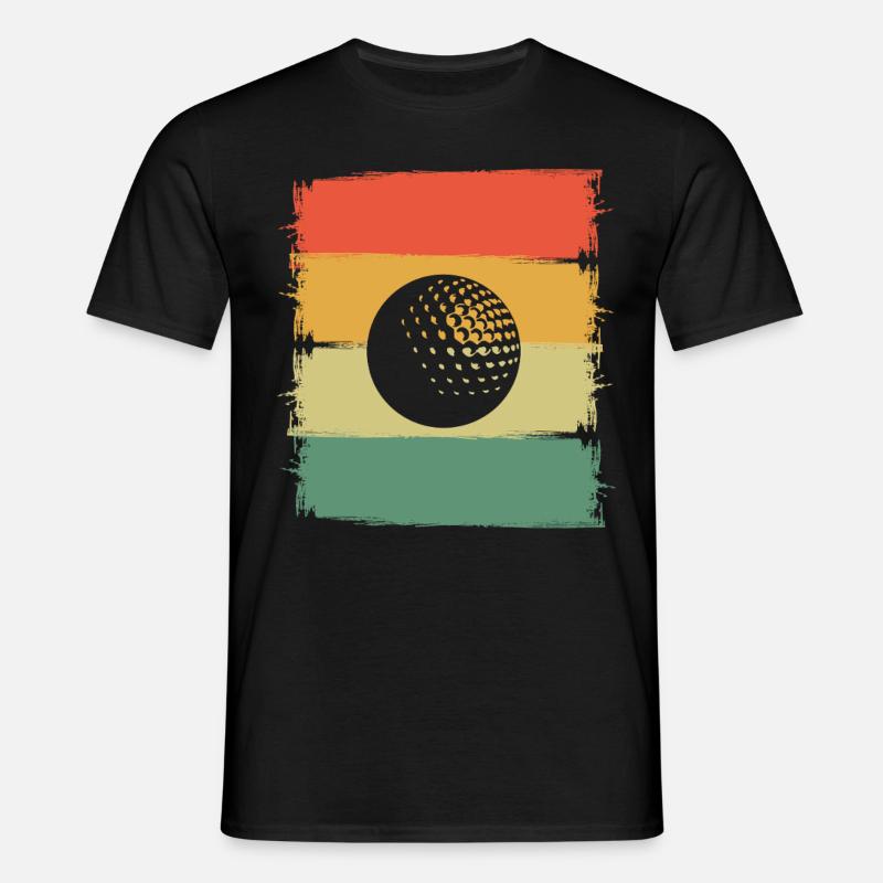 Golf - Männer T-Shirt - Schwarz