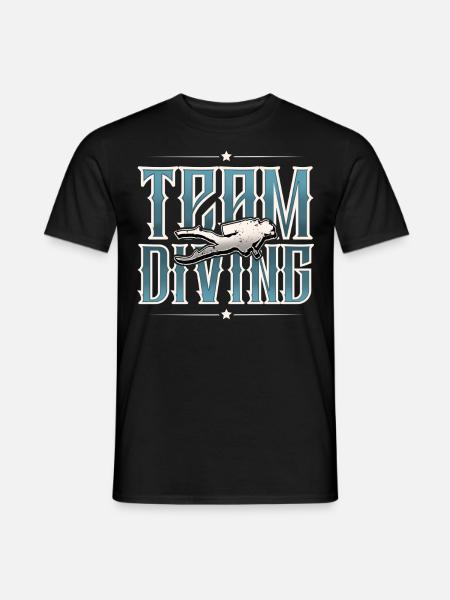 Diving Diving Team - Men's T-Shirt - black