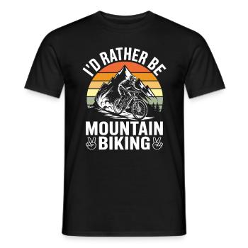 VTT Vélo Cyclisme - T-shirt homme - noir - Devant - AI Model Male 178 light (178cm)